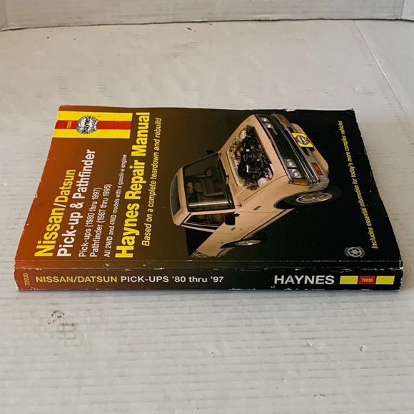 Haynes 72030 Nissan/Datsun Pick-Up & Pathfinder Repair Manual - Picture 13 of 14